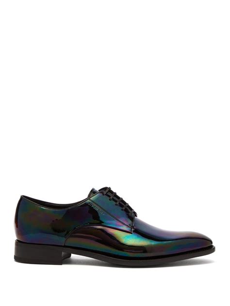 givenchy iridescent leather derby shoes|Givenchy Derby Shoes for Men .